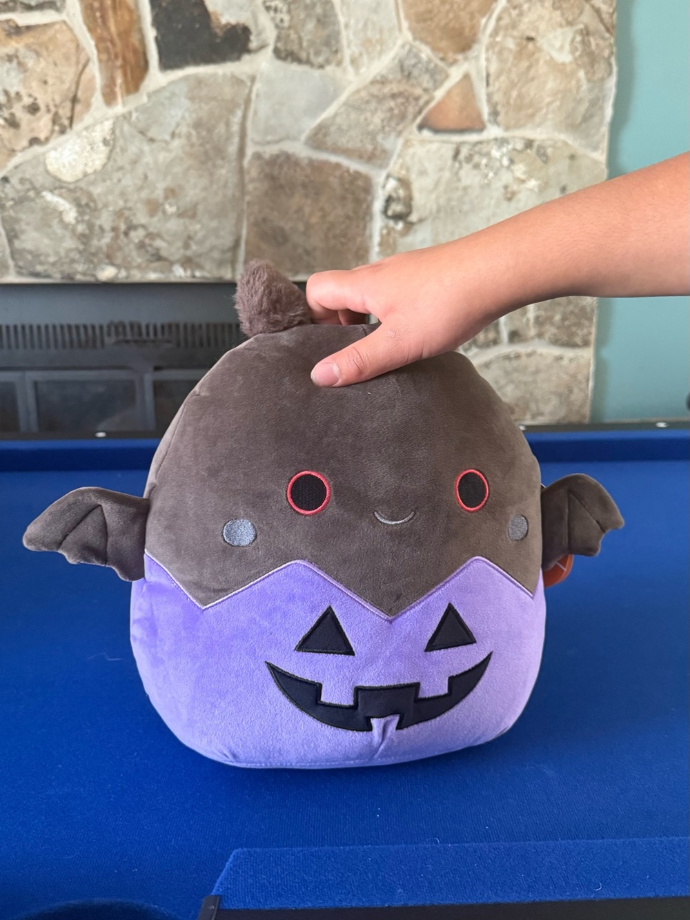 Squishmallows Brown & Purple Halloween Bat Pumpkin Plush